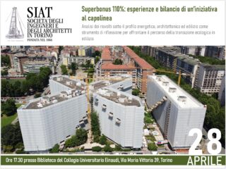 Convegno SIAT: Superbonus 110%: esperienze e bilancio di un'iniziativa al capolinea